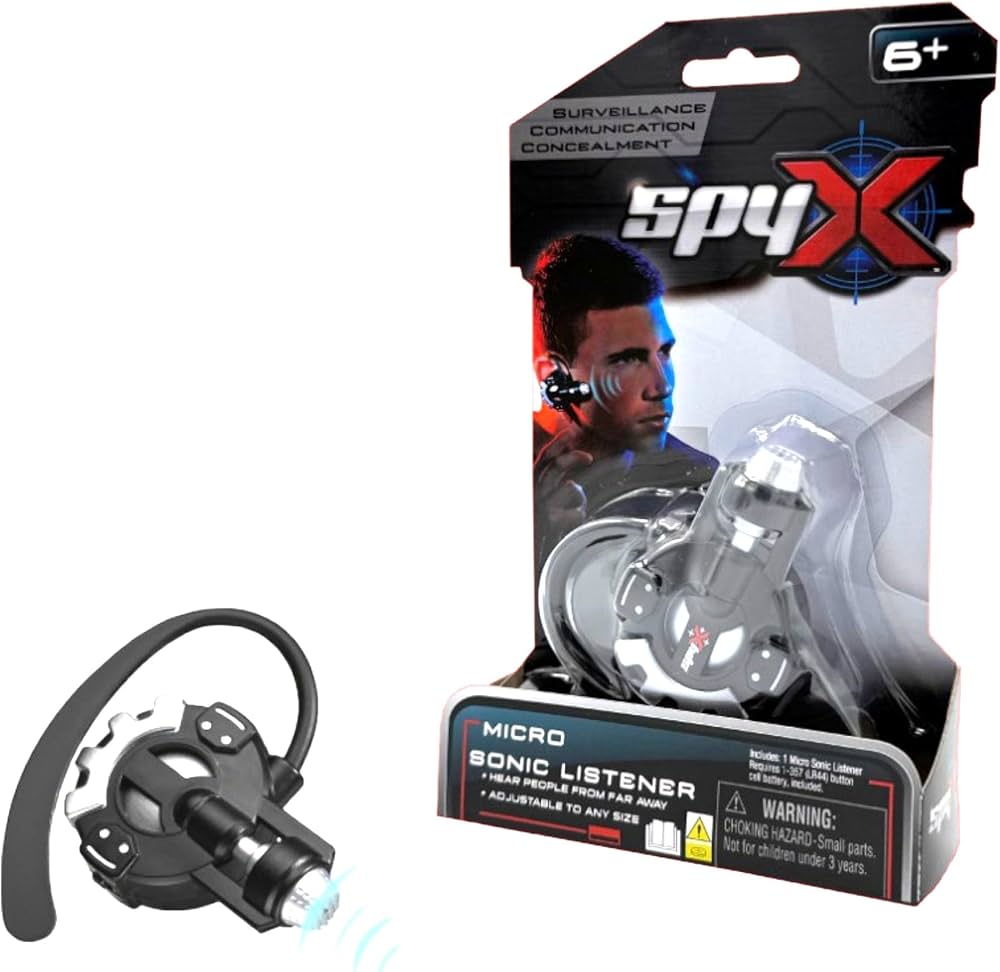 SpyX Micro Super Ear, Black, 12.7 X 4 X 20.2 Centimeters : Amazon